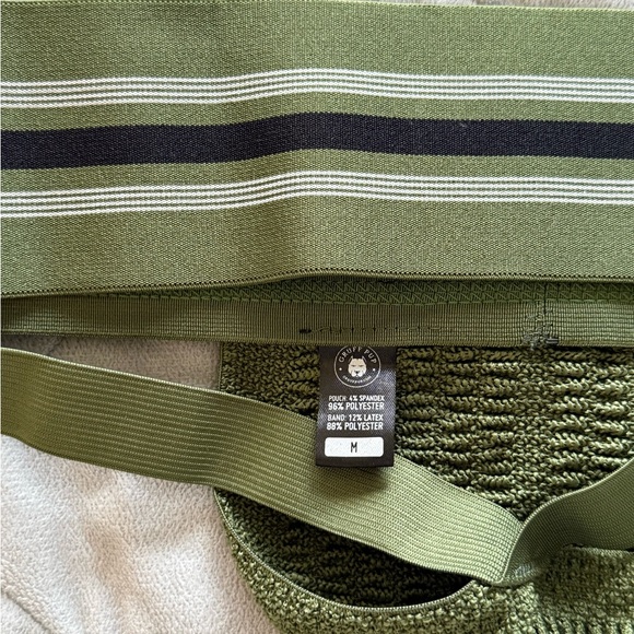 Men's Green Gruff Pup Jockstrap - Picture 2 of 2